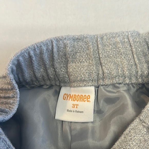 Gymboree Silver Elastic Waist Bubble Shorts - Picture 2 of 5